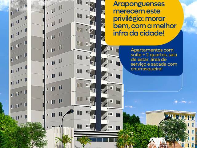 #1160 - Apartamento para Venda em Arapongas - PR - 1